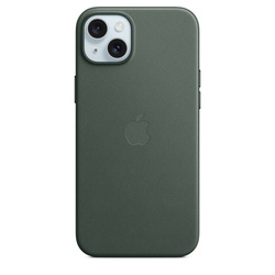 Apple Etui z tkaniny FineWoven z MagSafe do iPhone’a 15 Plus - wieczna zieleń (MT4F3ZM/A)