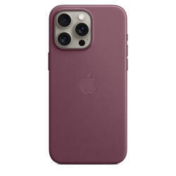 Apple Etui z tkaniny FineWoven z MagSafe do iPhone’a 15 Pro Max - rubinowa morwa (MT4X3ZM/A)