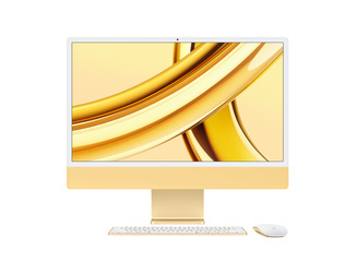 Apple iMac 24" M3 (8-core CPU, 10-core GPU) 16GB RAM 1TB SSD - Żółty (Z19G/A/R1/D1)