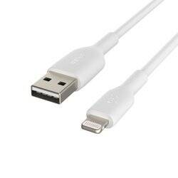 Belkin Kabel PVC USB-A/Lightning, 2m, biały (CAA001BT2MWH)