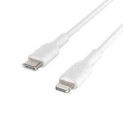 Belkin Kabel PVC USB-C/Lightning 1m, biały (CAA003BT1MWH)