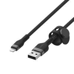 Belkin Kabel pleciony z USB-A na Lightning 2m czarny (CAA010BT2MBK)