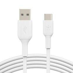 Belkin kabel PVC USB-C/USB-A, M/M, 1M - biały (CAB001BT1MWH)
