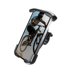 Crong Bikeclip Enduro - Uchwyt rowerowy na telefon (czarny) (CRG-BH1-BLK)