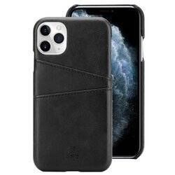 Crong Neat Cover - Etui iPhone 11 Pro z kieszeniami (czarny) (CRG-NTC-IPH11P-BLK)