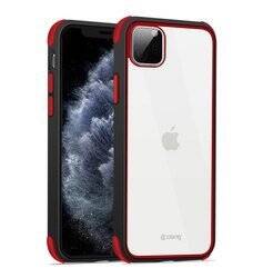 Crong Trace Clear Cover - Etui iPhone 11 Pro (czarny/czerwony) (CRG-TRC-IP11P-BR)