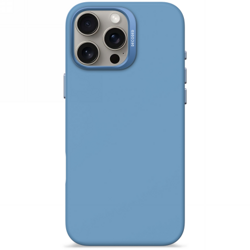 Decoded AntiMicrobial Silicone Backcover - silikonowa obudowa ochronna do iPhone 16 Pro Max kompatybilna z MagSafe (air blue) (D25IPO16PMBCS9AE)