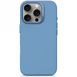 Decoded AntiMicrobial Silicone Backcover - silikonowa obudowa ochronna do iPhone 16 Pro kompatybilna z MagSafe (air blue) (D25IPO16PBCS9AE)