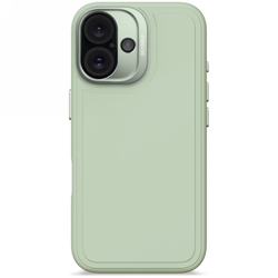 Decoded AntiMicrobial Silicone Stacks Backcover - silikonowa obudowa ochronna do iPhone 16 kompatybilna z MagSafe (mist green) (D25IPO16BCST9MN)