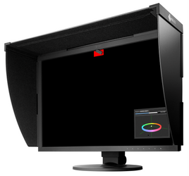 EIZO ColorEdge CG2420 – monitor LCD 24,1”, kalibracja sprzętowa, zintegrowany kalibrator, 99% AdobeRGB, 1920x1200 (CG2420-BK)