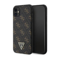 Guess 4G Triangle Metal Logo - Etui iPhone 11 (czarny) (GUHCN61PG4GPK)