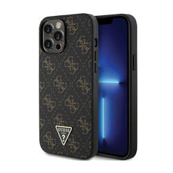 Guess 4G Triangle Metal Logo - Etui iPhone 13 Pro Max (czarny) (GUHCP13XPG4GPK)