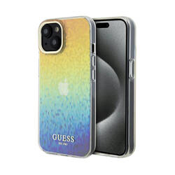 Guess IML Faceted Mirror Disco Iridescent - Etui iPhone 14 (Iridescent) (GUHCP14SHDECMI)