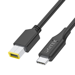 Kabel zasilający do Lenovo 65W USB-C - DC11*4,5mm - czarna (C14115BK-1.8M)