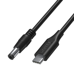 Kabel zasilający do laptopa 65W USB-C - DC5,5mm - czarny (C14116BK-1.8M)