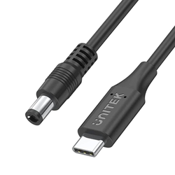 Kabel zasilający do laptopa Acer 65W USB-C - DC5,5 - czarny (C14119BK-1.8M)