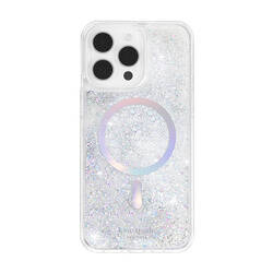 Kate Spade New York Liquid Glitter MagSafe - Etui iPhone 15 Pro (Opal Iridescent) (KS053876)