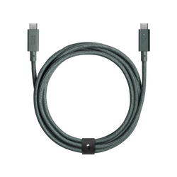 Native Union Belt Cable Pro 240W - kabel USB-C - USB-C, 2,4 m (slate green) (BELT-PRO2-GRN-NP)