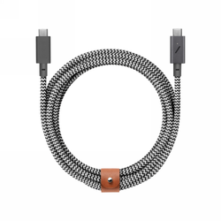 Native Union Belt Cable Pro 240W - kabel USB-C - USB-C, 2,4 m (zebra) (BELT-PRO2-ZEB-NP)