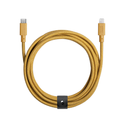 Native Union Belt Cable XL - kabel USB-C - lightning, 3 m (kraft) (BELT-CL-KFT-3-NP)