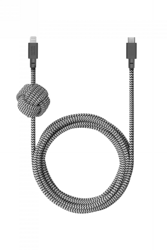 Native Union Night Cable - kabel USB-C - lightning, 3 m (zebra) (NCABLE-KV-CL-ZEB)