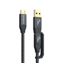 Orico Kabel USB-C + USB-A, 20 Gbps, 4K, 100W, 30cm - czarny (ACC32-03-BK-BP)