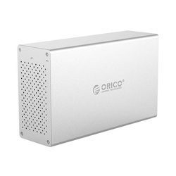 Orico Stacja dokująca 2x SATA 3,5" USB 5Gbps RAID - srebrna (WS200RU3-EU-SV)