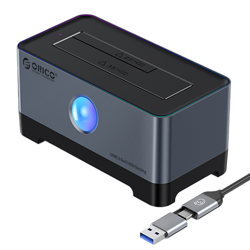 Orico Stacja dokująca dyski SATA 3,5" USB-C 6Gbps - szara (5518C3-GY-BP)