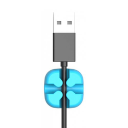 Orico Uchwyt do kabla, samoprzylepny, niebieski (CBSX-BL)