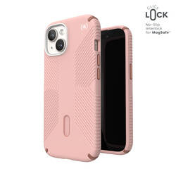 Speck Presidio2 Grip ClickLock & MagSafe - Etui iPhone 15 / iPhone 14 / iPhone 13 (Dahlia Pink / Rose Copper) (150439-3213)