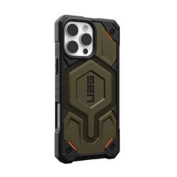 UAG Monarch Pro MagSafe Kevlar® - obudowa ochronna do iPhone 16 Pro Max kompatybilna z MagSafe zielony kevlar (11445711397B)