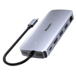 Unitek Aktywny Hub USB-C 10 Gbps, Obudowa Kieszeń na dysk M.2, HDMI (D1120A01)