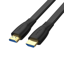 Unitek Kabel High Speed HDMI 2.0 4K płaski 1.5m czarny (C11063BK-1.5M)