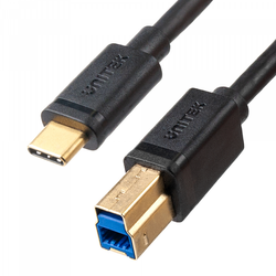 Unitek kabel do drukarki USB-C na USB-B USB 3.0 2m - Czarny (C14096BK-2M)