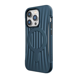 X-Doria Raptic Clutch MagSafe - Biodegradowalne etui iPhone 14 Pro (Drop-Tested 3m) (Marine Blue) (493253)