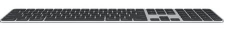 Apple Klawiatura Magic Keyboard z Touch ID i polem numerycznym dla modeli Maca z czipem Apple czarne klawisze – angielski (USA) (MMMR3LB/A)