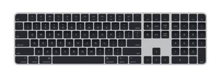 Apple Klawiatura Magic Keyboard z Touch ID i polem numerycznym dla modeli Maca z czipem Apple czarne klawisze – angielski (USA) (MMMR3LB/A)