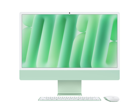 Apple iMac 24" M4 (10 CPU, 10 GPU) 16GB RAM 512GB SSD - Zielony (MWV03ZE/A)