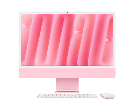 Apple iMac 24" M4 (10 CPU, 10 GPU) 24GB RAM 512GB SSD - Różowy (MD2U4ZE/A)