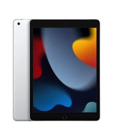 Apple iPad 10.2" Wi-Fi + Cellular 64GB (9 gen. 2021) - Srebrny (MK493FD/A)