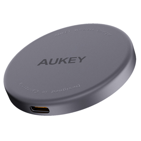 Aukey Ładowarka indukcyjna Magnetic Qi 2.0 15W - czarna (LC-MC10)