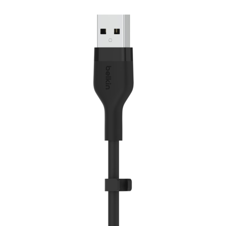 Belkin Kabel silikonowy USB-A / Lightning 1M - Czarny (CAA008BT1MBK)