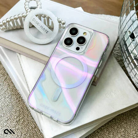 Case-Mate Soap Bubble MagSafe - Etui iPhone 15 Pro Max (Iridescent) (CM051608)