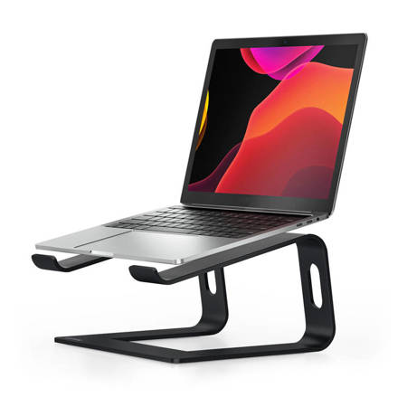 Crong AluBench aluminiowy stojak pod laptopa (czarny) (CRG-ALUBN-BLK)