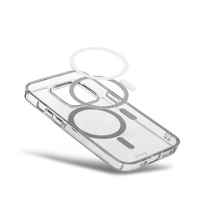 Crong Clear MAG Cover - Etui iPhone 15 MagSafe (przezroczysty) (CRG-CLRM-IP1561-TRS)