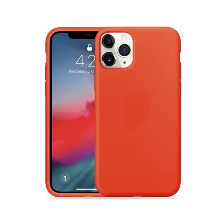 Crong Color Cover - Etui iPhone 11 Pro (czerwony) (CRG-COLR-IP11P-RED)