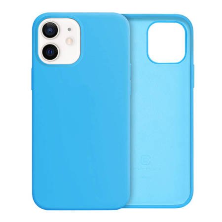 Crong Color Cover - Etui iPhone 12 Mini (niebieski) LIMITED EDITION (CRG-COLR-IP1254-LBLU)