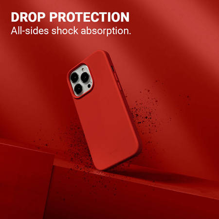 Crong Color Cover - Etui iPhone 13 Pro Max (czerwony) (CRG-COLR-IP1367-RED)