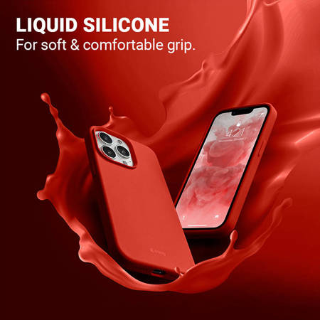 Crong Color Cover - Etui iPhone 13 Pro (czerwony) (CRG-COLR-IP1361P-RED)