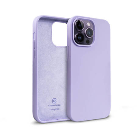 Crong Color Cover - Etui iPhone 14 Pro Max (fioletowy) (CRG-COLR-IP1467P-PRP)